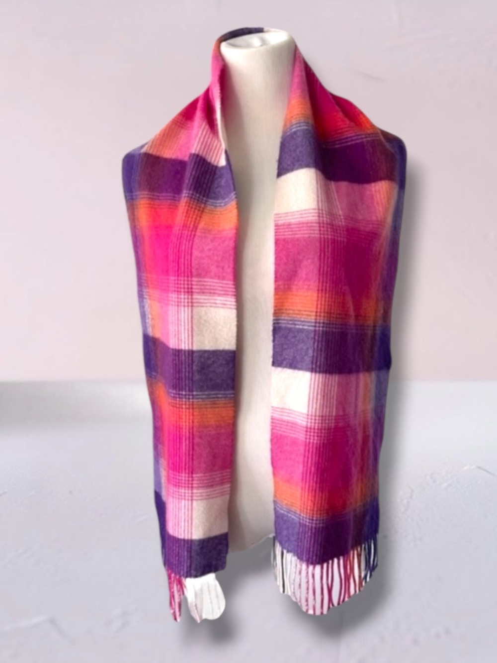 CHARTER CLUB 100% Cashmere Winter Scarf 60 x 10